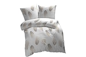 Etérea Himmlische Qualität Pościel, Bawełna, Biała, 135X200 cm + 80X80 cm, 2-Częściowa