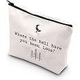 WCGXKO Movie Inspired Where The Hell Have You Been Loca Zipper Pouch Makeup Bag, Been Loca