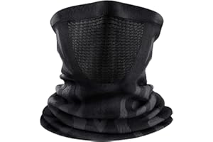 ENONEO Cache Cou Homme Sport Respirant Masque Tour de Cou Moto Femme Hiver Coupe-Vent Cache Nez Ski Balaclava Multifonctionnelle Foulard Tour de Coup Polaire Bandana Cagoule Velo VTT Running