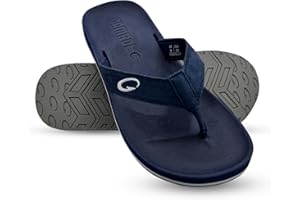 GAMBOL Men’s Flip Flops | EVA Rubber | Beach Style & All-Day Comfort | Suede Fit with G-BOLD Technology | Lightweight & Casual Footwear for Travel