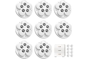 XYUAYAMZ Ruedas Adhesivas, Ruedas Pequeñas, 54 mm Rueda Pequeñas para Muebles, Puede Transportar Estantería Giratoria de 300 kg, Ruedecitas Giratorias para Mover Muebles Grandes, 8 Piezas