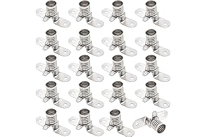 GIAK E10 Bulb Socket Base E10 LED Bulbs Lamps Socket Base 20 PCS Screw-Mount Small Bulbs Holder for Home Experiment Circuit Electrical Test Accessories