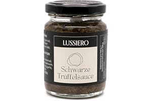 ‎LUSSIERO Lussiero Trüffel Sauce Schwarze Sommertrüffel Salsa Tartufata Tapenade Tuber Aestivum 80g