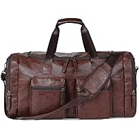 OCCIENTEC Borsa da Viaggio da Uomo 42L Porsone da Viaggio pelle Borsa da Weekend Borsa Impermeabile Uomo Borsa Palestra Sport
