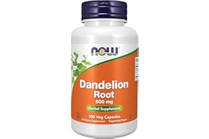 Now Foods, Dandelion Root, 500mg, 100 Vegan Capsules, Lab-Tested, Vegetable, Gluten Free, Soy Free, Vegetarian