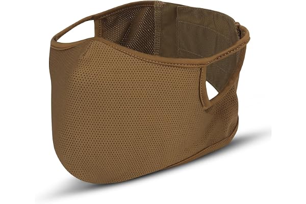 AOUTACC Masque de tir, Demi-Masque en Silicone, Tactique Multifonctionnel, Respirant, pour l'extérieur, BBS, Paintball, tir, Jeu de Survie CS