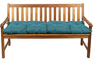 gutekissen Coussins pour Banc, Coussins pour balançoire de Jardin, siège LS (110x50, Turquoise)