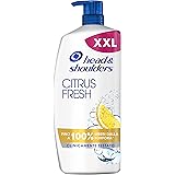 Head & Shoulders Shampoo Antiforfora Citrus Fresh, Per Capelli Grassi, Fino Al 100% Protezione Dalla Forfora Per Cute E Capel
