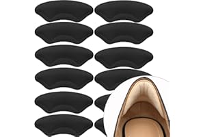 ZADEICK Fersenpolster 6 Paar Kleber Antirutsch Fersenschutz für zu große Schuhe gegen Blase, Schuheinlagen für lose Schuhe, Füller für verbesserte Schuhpassform und Komfort, Fersenkissen für Damen & Herren