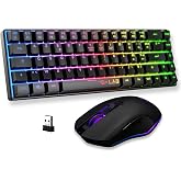 The G-Lab Combo Hydrogen WL &ndash; Wireless Keyboard for Gamer Mouse &ndash; 60% AZERTY FR RGB Wireless Keyboard &ndash; Gaming Mouse 7200 dpi