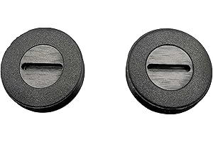 KRAFTFELD 1 paire de bouchons de charbon moteur 12, 13, 14, 15, 16, 17, 18, 20, 22 mm - Capuchon de fermeture à vis (18 x 6,5 mm)