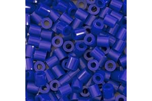 Vaessen Creative 5009-014 Bügelperlen, Blau, 1100 Stück, Steckperlen zum Basteln mit Kindern, DIY Gestalten von Schmuck, Deko, Verzierungen und weiteren Bastelideen