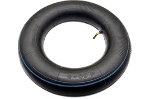 FPIQNS 1 Stück Schlauch für Schubkarrenrad 4.00-8 Ersatzschlauch für Luftrad mit TR87 Winkelventil Schiebekarre Innenschlauch Schubkarre