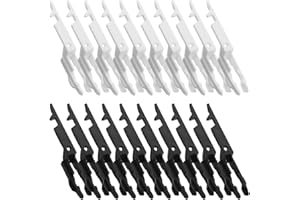 EXCELLAELITE Fire Alarm Test Key 20 Pack Emergency Door Release Key General Fire Alarm Call Point Test Keys Practical and Reliable for Glass Break Switch (Black White)