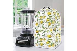 Poceacles Foglia Di Limone Modello Cucina Frullatore Copertura Polvere Anti Impronte Digitali Cucina Piccolo Elettrodomestico Protezione Della Polvere Frullatore, Spremiagrumi, Copertura