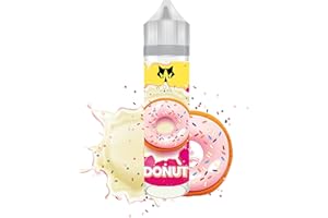 WOLF VAPE WOLF Aroma Concentrato Donut 20ml (Singola Unità) Aroma da Diluire Made in Italy Flacone Chubby 60ml