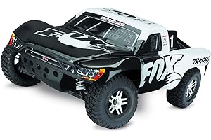 Traxxas automobile 68086-4 Slash 4X4 1/10 Scale 4WD Short Course Truck with TQi 2.4GHz Radio and TSM, Fox