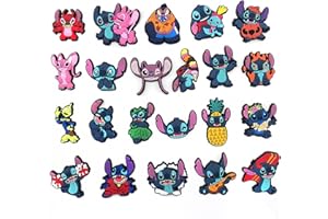 YOIMCKAY 20 Pièces Charmes de Chaussure,DIY Cartoon Anime Charmes de Chaussure,Crocs Charms pour Filles Garçons, Chaussure Charms Accessoires Crocs Decoration Décorations de Fête Cadeaux D'anniversaire,02