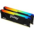 Kingston FURY Beast RGB 32GB 3600MT/s DDR4 CL18 DIMM (Kit of 2) Computer Memory KF436C18BB2AK2/32