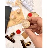 Kağıt Gemi D&uuml;kkan Mini Ahşap Dairesel Vintage For You Desenli M&uuml;h&uuml;r/Damga/Kaşe/Kitap M&uuml;hr&uuml; Stamp/Seal 1512S836