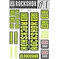 Rockshox Unisex Front Suspension Decal Kit 30/32mm Ne01 Yellow My18 Sid/Reba/Revelation(pre 2018)/Sektor/Recon Service Spare Part, Black, 30 32mm UK