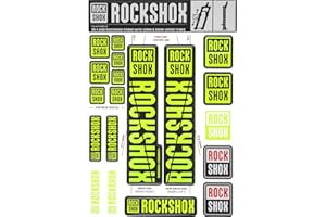 Rockshox Unisex Front Suspension Decal Kit 30/32mm Ne01 Yellow My18 Sid/Reba/Revelation(pre 2018)/Sektor/Recon Service Spare Part, Black, 30 32mm UK