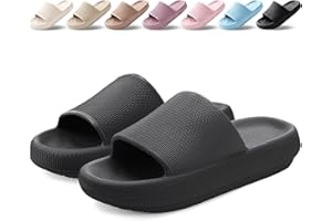 BAXIWUY Zapatillas Mujer Chanclas de Baño para Hombre Verano Super Suaves Chanclas de Casa Piscina Pantuflas Playa Comodas Antideslizante Sandalias Interior Exterior Unisex