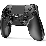 VOYEE Controller Compatible with PS4 Controller, Wireless Controller with Upgraded Joystick/Double Shock/Motion Control/Headp