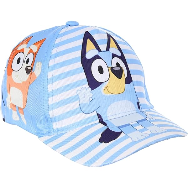 Ensemble Casquette + Lunettes De Soleil Bluey Enfant – Bleu & Multicolore, Réglable, Style Moderne Anti-UV