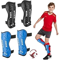 4 Cinturini Reggiparastinchi Calcio - Nylon Regolabile Per Adulti E Bambini - Foto 4