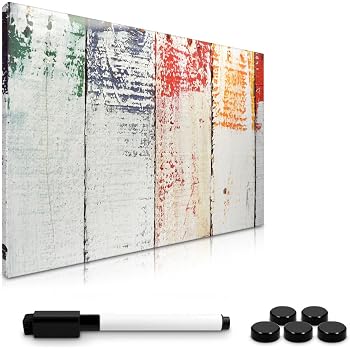 Amazon De Artina Memoboard Aus Glas Magnet Und Schreib Tafel