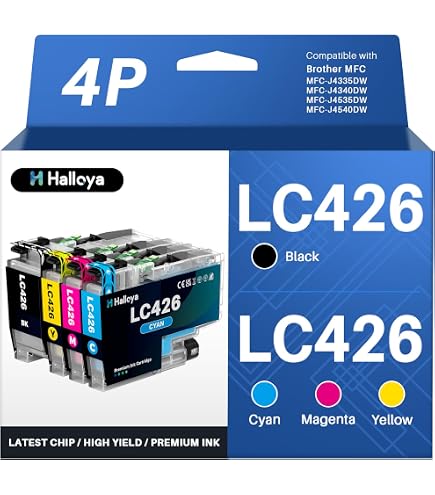 LCL Tintenpatrone LC-426 XL Kompatibel Für Brother Drucker – Schwarz, Ca. 6000 Seiten | Farbstofftinte, Für MFC-J4335DW, J4340DW, J4535DW, J4540DW