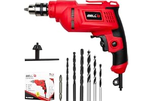 IBELL Electric Drill ED06-91 | 400W Power | 10mm Metal Chuck | 0-2800 RPM Variable Speed | Forward & Reverse | Copper Armature | Electric Drill Machine for Wood & Metal Work | 6 Month Warranty