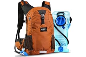 ‎LUNIDRY Lunidry Trinkrucksack Fahrradrucksack mit Trinkblase 2L Wasserdicht Sportrucksack, 20L Hydration Rucksack Herren Damen Outdoor Laufrucksack Tagesrucksack Wanderrucksack für Camping Ski MTB Fahrrad
