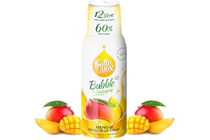 FruttaMax Mango Syrup | Less Sugar | 60% Real Fruit Concentrate | Suitable for soda Machine 500ml
