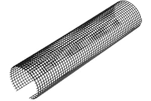 INEFA Parafoglie per grondaie Protezione per grondaie raccoglifoglie, copertura per grondaie, Made in Germany 125-180 mm, 2 m, 1 pezzo nero