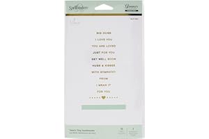 SPELLBINDERS GLIMMER Hot Foil Placa Tiny SENTI, metal
