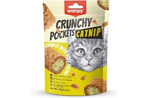 Wanpy Crunchy Pockets for Cats - Catnip & Chicken Recipe 60g