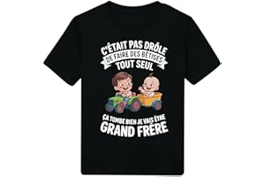 MAROMA [21] Enfant Futur Grand frère/Bêtises/Idée Cadeau Annonce Grossesse Papa Grands Parents Mamie Tonton Super Hero