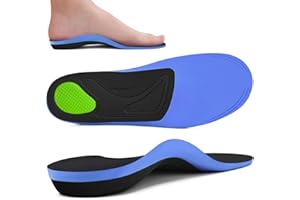 KIAMXNE Orthotic Insole,Arch Support for Insole,Plantar Fasciitis Insole,Trimable Size,for Over Pronation,Metatarsalgia,Flat Feet,Heel Pain, Insoles for Men and Women (S (UK W'S5.5-6.5,EU W'S38-40))