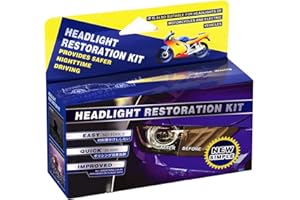 Plextone Kit de Restauration de phares Restaurer des phares ternes et décolorés