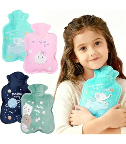 2 L Hot Water Bottle Penguin With Bird On Head Hot Water Bottle With Cover Soft Velvet Hot Water Bag For Pain Relief Hot Water Bottle For Winter Bed For Hands - View #3