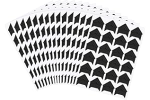 LUSOFIE 360 pcs Photo Corners for Scrap Book Self Adhesive Black Photo Corner Stickers Picture Mounting Corners for Albums DIY Craft