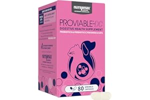 NUTRAMAX LABORATORIES Proviable DC for Cats and Dogs, 80 Capsules