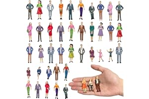 Aribliseza Minifigurer 30 st små människor figurer i skala 1:30 och minifigurer, miniatyrfigurer för museum, modellbygge, figurer för brädspel och miniatyrscener