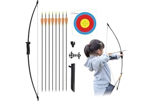 ELONG OUTDOOR Archery Recurve Bow and Arrow Set Recurve Bows for Archery Youth Junior Beginner Kids Longbow Training Target Practice Outdoor