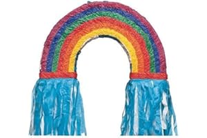 SHINDIGZ Amscan P17150 - Rainbow Fringe Party Pinata - 56cm