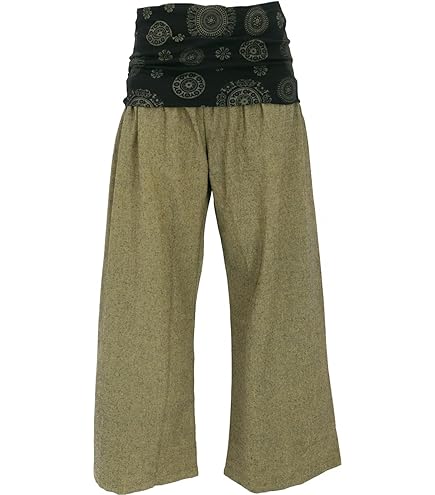 Pantaloni Da Pescatore Tailandese In Cotone - Taglia Unica, Uomo/Donna, Stile Comodo E Casual - Foto 7