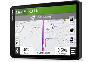 Garmin dezlCam LGV710, EU MT-D - Navegador GPS para camión con Pantalla Brillante de 7'' con cámara integrada, información de tráfico en Tiempo Real, Voz y Asistencia al Conductor, Negro