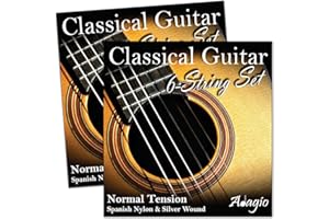 2 SETS! Adagio Pro Classical Acoustic Nylon Guitar Strings - Normal Medium Tension Multipack